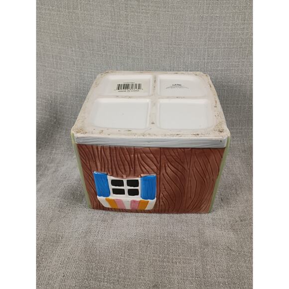 GKRO Ceramic Cookie Jar Retired Little Village General Store 10 x 7 New Open Box - Picture 5 of 16